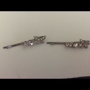 Sparkling hair pins